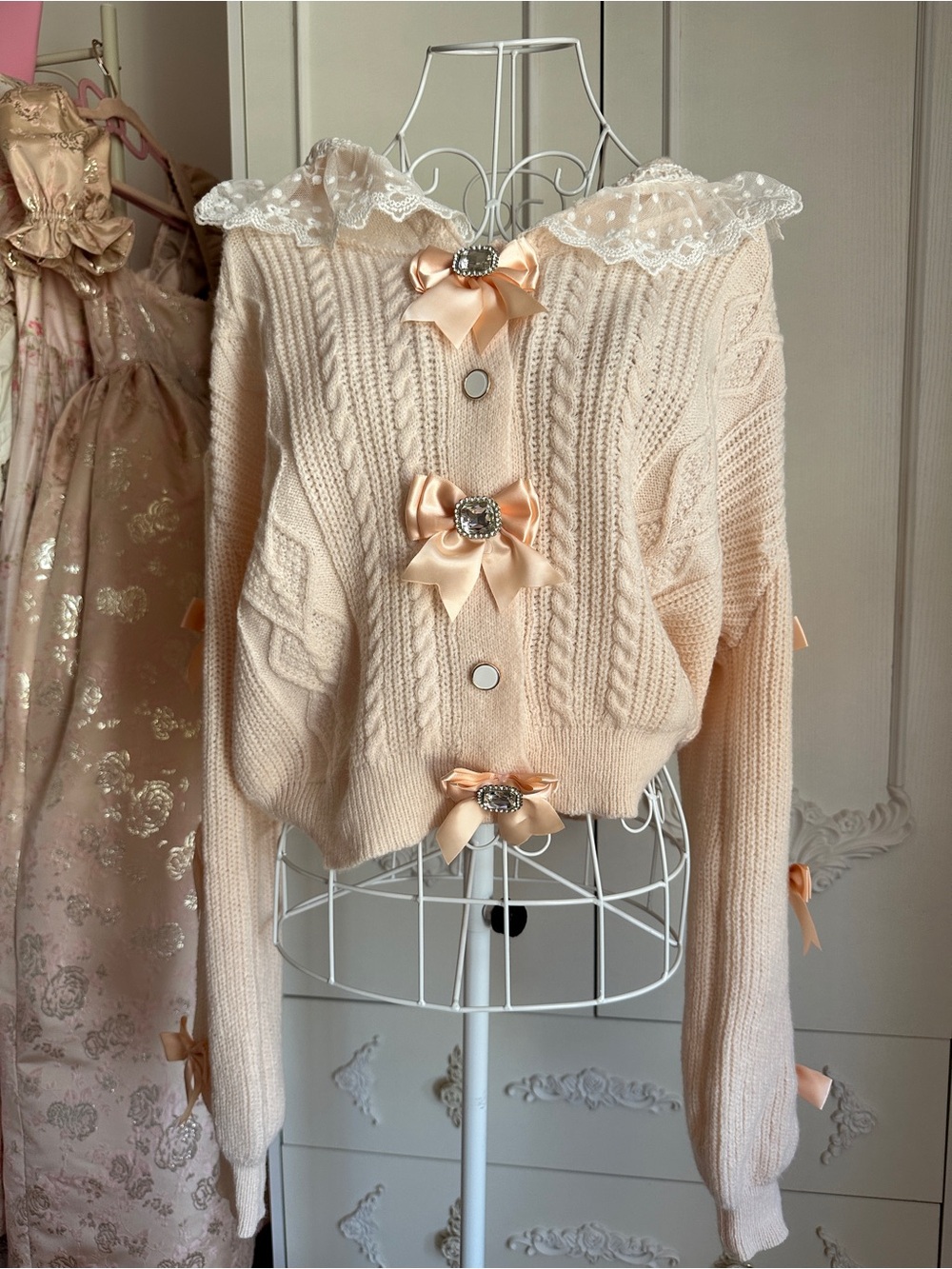 Coquette Romwe cardigan💗🎀